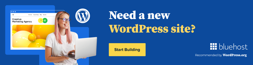 Bluehost Hosting Ad